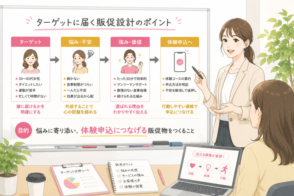 ターゲットに伝わるように意識したポイント