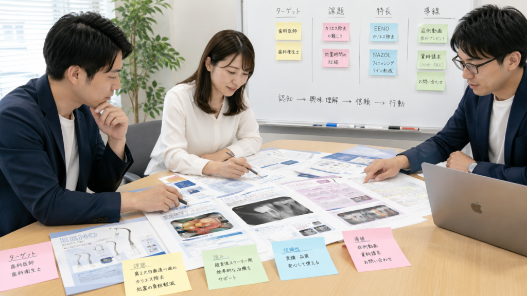 専門的な製品情報を整理するイメージ